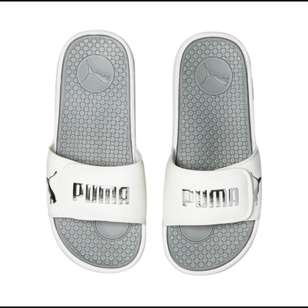 Women’s PUMA Cool Cat V White/ Silver Size 9